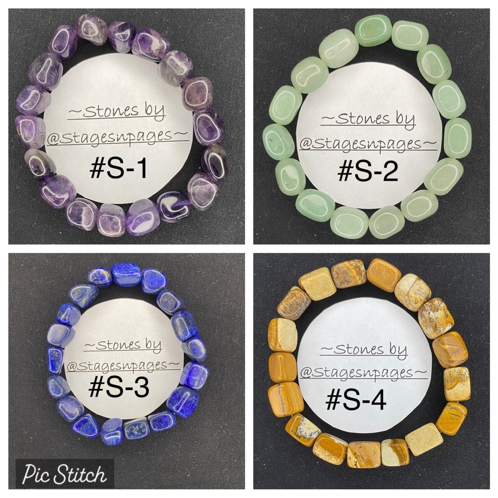 Square Stone Bracelets